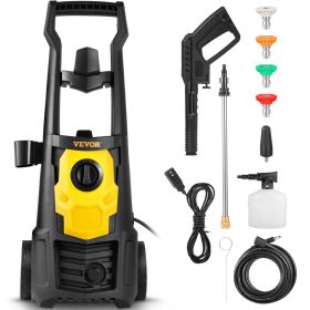 VEVOR Electric Pressure Washer, 2000 PSI, Max. 1.76 GPM Power Washer w/ 30 ft Hose, 5 Quick Connect Nozzles, Foam Cannon, Portable to Clean Patio
