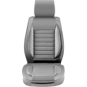 VEVOR Seat Covers, Universal Car Seat Covers Front Seats, 2pcs Faux Leather Seat Cover, Semi-enclosed Design