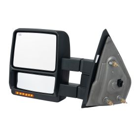 VEVOR Towing Mirrors, Left & Right Pair Set for 2004-2014 Ford F150, Power Heated with Signal Light & Puddle Light, Plane & Convex Glass