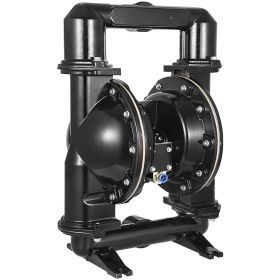 VEVOR Air-Operated Double Diaphragm Pump, 2 inch Inlet & Outlet, Aluminum Alloy Body, 75 GPM & Max 120PSI