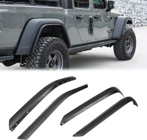 Front & Rear Fenders Compatible with 2020-2024 Jeep Wrangler Gladiator JT Mojave & Rubicon