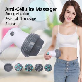 Electric Noiseless Vibration Kneading And Massage Roller Full Body Massager (Option: EU Plug-110V)